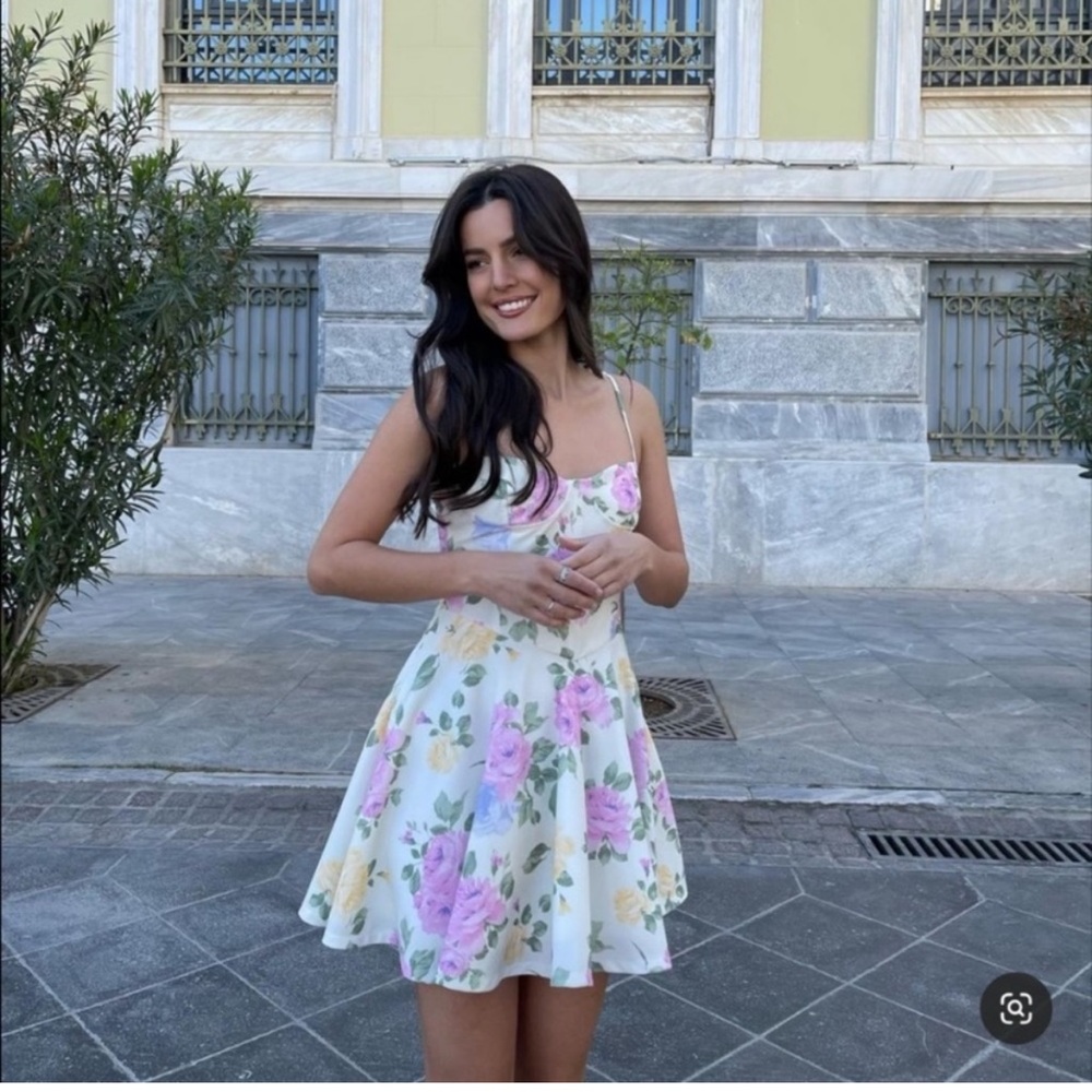 Zara Floral Corset Style Dress